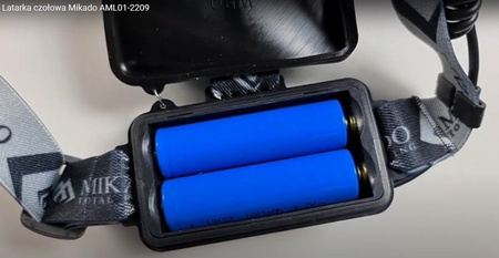 LATARKA - CZOŁOWA 550 LUM + UV - op.1szt. MIKADO AML01-2209