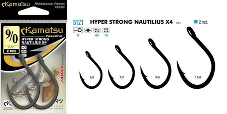 HACZYK SUMOWY KAMATSU HYPER STRONG NAUTILIUS X4 11/0 BLNO OP.2SZT 512100319