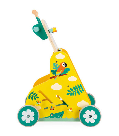 Wielofunkcyjny pchacz edukacyjny Tropik 12m+, Janod