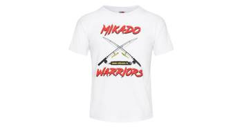 T-SHIRT Z NADRUKIEM (KIDS WARRIORS BIAŁA) - rozm. 164 MIKADO UMH-KIDS-WB-164