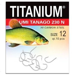 Haczyk Titanium UMI TANAGO (10 szt.), rozm. 12 Robinson 02-P-230N-12