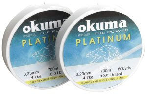 Żyłka Okuma Platinum 1kg 1.100m 99lbs 45kg 1.00mm Clear (19136)