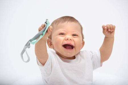 Beaba Okulary przeciwsłoneczne dla dzieci z elastyczną opaską 0-9 miesięcy Aqua