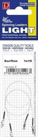 Przypony A.F.W. 1x19 Surflon 3kg LIGHT 20m 2szt. DRAGON PDF-52-203-20