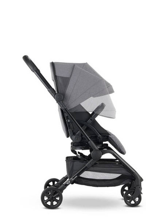 MINI by Easywalker Buggy TURN Kompaktowy wózek spacerowy z obrotowym siedziskiem 360° Soho Grey (z osłoną przeciwdeszczową w zestawie)