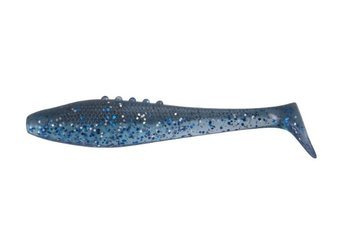 Ripper  Lunatic PRO - BLUE MADNESS 3.5"/8,5cm 3szt./bag silver/blue glitter black glitter CLEAR/CLEAR SMOKED DRAGON CHE-LN35D-20-895