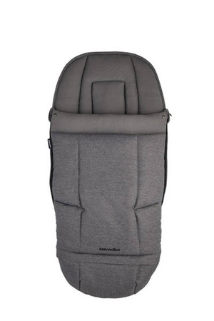 Easywalker Jimmey Śpiworek do wózka na zimę uniwersalny Iris Grey