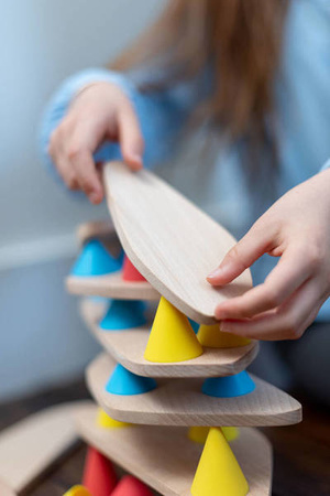 OPPI Kreatywny zestaw konstrukcyjny duży Piks Big 64 elementy 3+