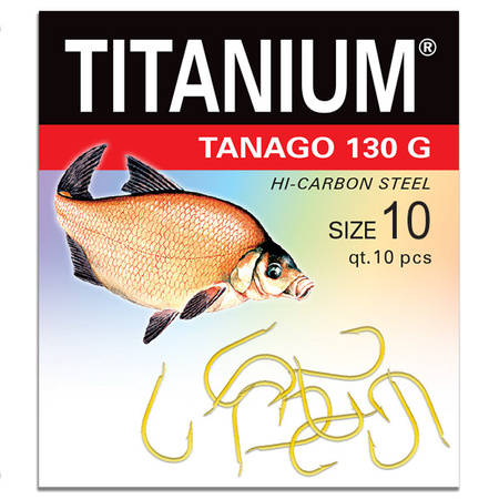 Haczyk Titanium TANAGO (10 szt.), rozm. 10 Robinson 02-P-130G-10