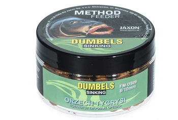 DUMBELS SINKING METHOD FEEDER 8/10MM ORZECH TYGRYSI 50G JAXON FM-DS06