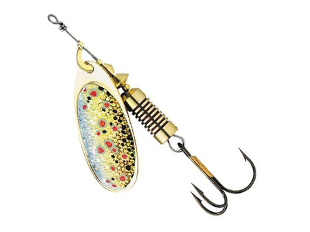 BŁYSTKA OBROTOWA ROZMIAR 3 - 6 GRAM SPINNER EFFZETT NATURE 3D BROWN TROUT DAM 5130006