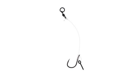 PRZYPON KARPIOWY - CHOD RIG LONG 8cm/20lbs - hak: 4 - op.3szt. MIKADO AMC-PCRL-4