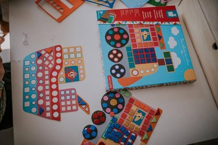 Zestaw kreatywny Mozaika Pojazdy 3+, Janod