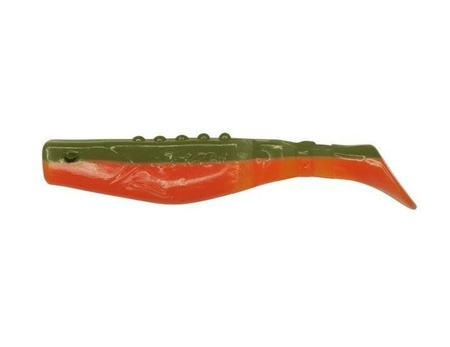 Ripper  Phantail PRO 4"/10cm 3szt./bag ORANGE FLUO/OLIVE black glitter     DRAGON CHE-PT40D-48-250