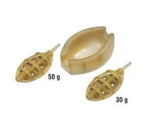 KOSZYCZEK DO METODY OVAL Z FOREMKĄ 30g/50g ZESTAW TEAM CARP KONGER 960001000