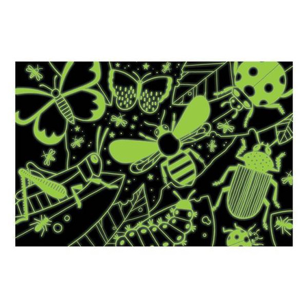 Mudpuppy Puzzle świecące w ciemności Insekty 100 elementów 5+