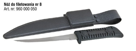 NÓŻ DO FILETOWANIA CZARNY NR.8 KONGER 960000050