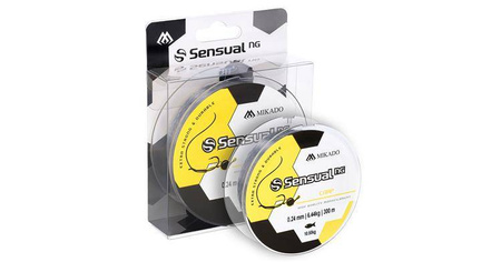 ŻYŁKA - SENSUAL N.G. CARP 0.30mm/17.5kg/300m - TRANSPARENTNA - op.1szp. MIKADO ZSN100-300-030
