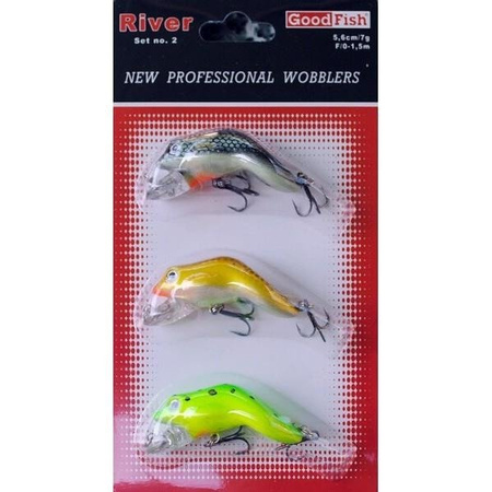 Woblery Goodfish, zestaw rzeczny nr 2 GoodFish A-48-011