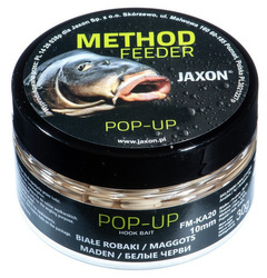 KULKI POP-UP METHOD FEEDER 10MM BIAŁE ROBAKI 30G JAXON FM-KA20