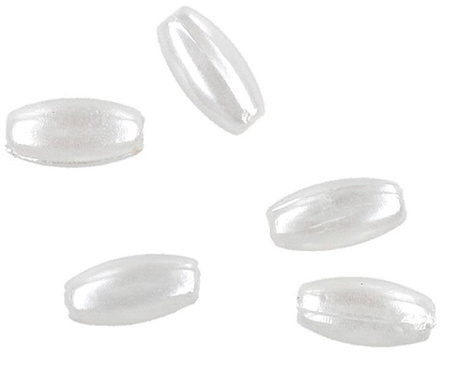 KORALIK RICE PERŁOWY BIAŁY- 6mm - 3/1mm - op.25szt MIKADO AM-SUR-K04-6-W