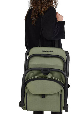 Easywalker Miley² Kompaktowy wózek spacerowy z torbą transportową Sage Green