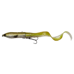 3D HARD EEL 2+1 17CM 50G SLOW SINKING GREEN SILVER AYU Savage Gear (74134)