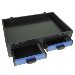 Kaseta aluminiowa z 2 frontowymi szufladami VDR Team 67-CO-K06