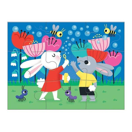 Mudpuppy Puzzle progresywne „Uważność” 4, 6, 9 i 12 elementów 2+