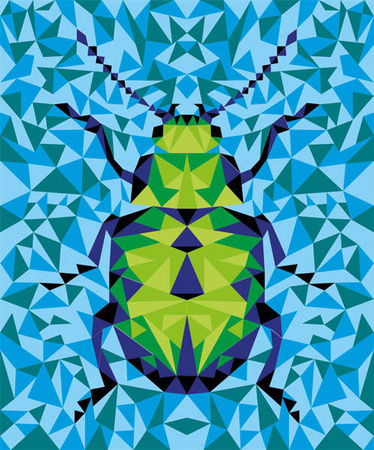 Zestaw kreatywny Malowanie po numerach Owady 2 obrazy Misterix 7+, Janod