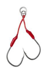 BLOODY ASSIST HOOK J # 3/0 2PCS DOUBLE ASYMMETRIC Savage Gear (78145)
