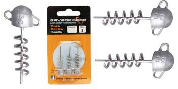 Wkręcane główki jigowe Savage Gear Cork Screw Heads 3g / 3szt. NL (50355)