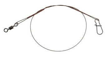 PRZYPON STALOWY Z KR. I AGR. 15/20/25cm - 5 kg - op.30 szt (BROWN) MIKADO ZG11-033-30