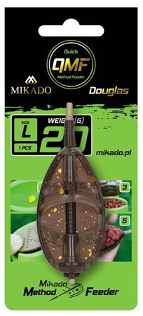 KOSZYCZEK, KOSZYK METHOD FEEDER DOUGLAS Q.M.F. SYSTEM L - 40g - op.1szt. MIKADO AMFN-QMF-1L-40B