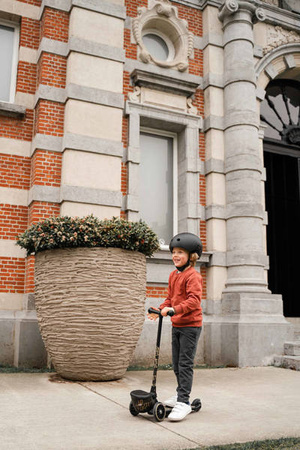 SCOOTANDRIDE Highwaykick 2 Lifestyle Hulajnoga trójkołowa balansowa z zamykanym schowkiem 2+ Black & Gold EDYCJA LIMITOWANA