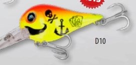 WOBLER CAT TERRITORY DONKEY 9cm / D10 - PŁYWAJĄCY MIKADO PWCT-DY9F-D10