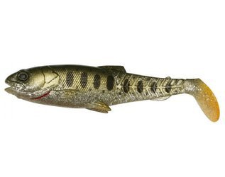 (R) GUMA CRAFT CANNIBAL PADDLETAIL 12.5CM 20G OLIVE PEARL SILVER SMOLT 1szt. (71823)