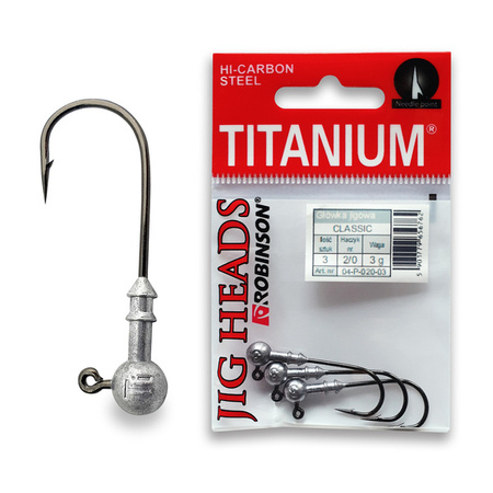 Główki Jigowe Robinson Titanium, rozm. 1, 6g (3szt) Robinson 04-P-001-06