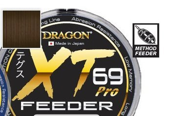 Żyłka  XT69 PRO FEEDER / Made In Japan 125 m 0.20 mm/5.40 kg ciemnobrązowa    DRAGON PDF-33-31-020