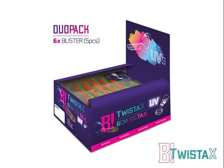 DuoPACK BOX Delphin TwistaX Eeltail UVs / 6x 5szt 15cm/FORESTER Delphin (101004003)