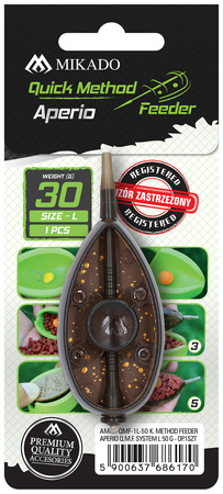 KOSZYCZEK - METHOD FEEDER APERIO Q.M.F. SYSTEM L - 60g - op.1szt. MIKADO AMFA-QMF-1L-60B