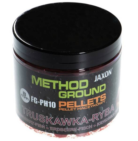 PELLET HACZYKOWY JAXON METHOD GROUND 8MM TRUSKAWKA-RYBA 100G FG-PH10