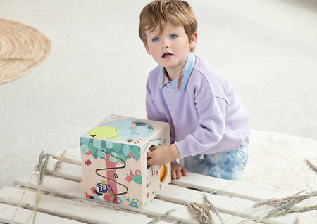 LILLIPUTIENS Drewniana kostka wielofunkcyjna Farma 12 m+