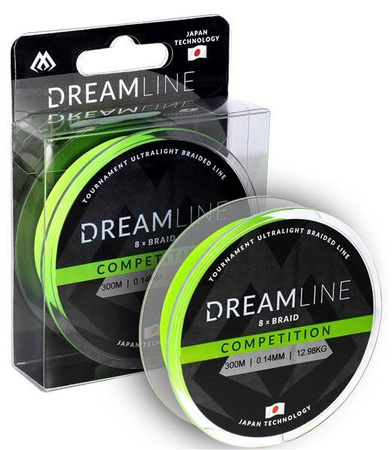PLECIONKA DREAMLINE FLUO GREEN 0.14mm\12.98kg\300m - op. 1szp. MIKADO