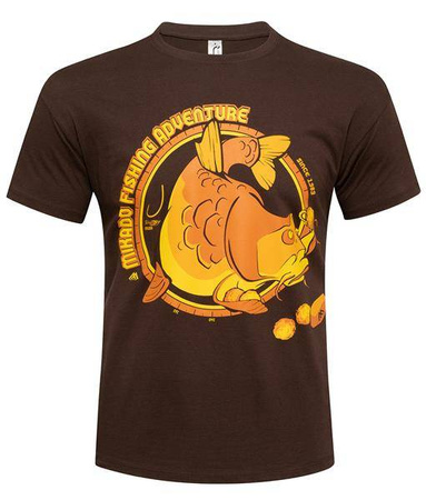 T-SHIRT - MIKADO FISHING ADVENTURE - rozm. L - KARP - op.1szt. UMH-015-03-L