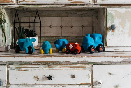 Rubbabu Skuter sensoryczny turkusowy duży