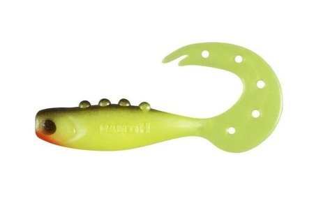 Ripper  HITMAN 5"/12,5cm 2szt./bag SUPER YELLOW/BLACK  red    DRAGON CHE-HI50S-41-140