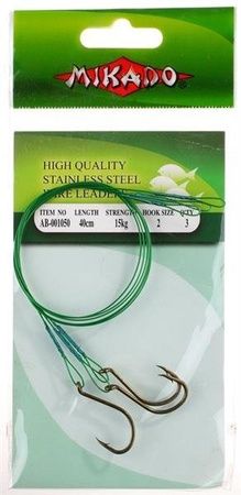 PRZYPONY STALOWE (STALOWY) Z HAKIEM 15 CM op.3 szt. MIKADO ZG010-15