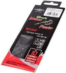 HACZYK DO METODY 10 cm Z WŁOSEM - haczyk z zadziorem: 6 / żyłka: 0.28 mm - op.8szt MIKADO HMFB11W-6