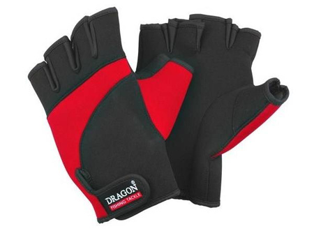 Rękawiczki neoprenowe 5-finger cut czerwone DRAGON TCH-RE-01-005